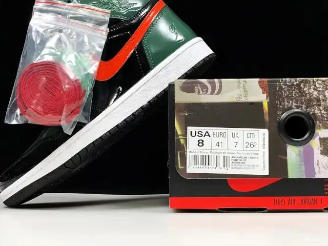 Rep TBK 1 AV3905-038 OG Jordan Retro Air SoleFly x High Team Orange-Fir Black 0524